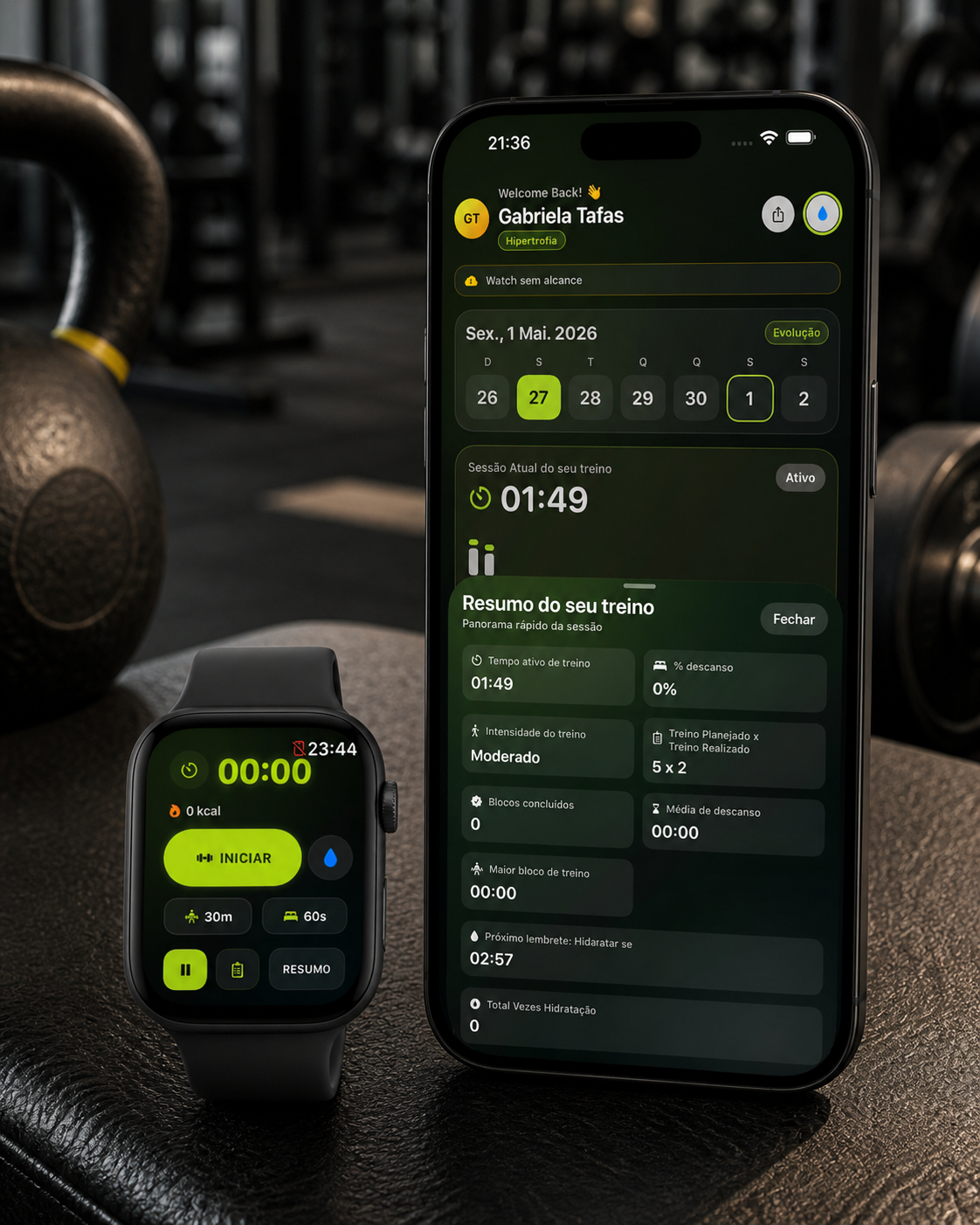 RestFlow Apple Watch + iPhone